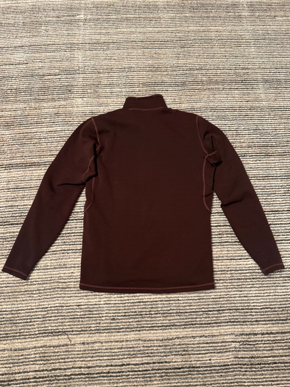 Arc'teryx Rho Heavyweight Zip Neck - Burgundy - Medium gallery