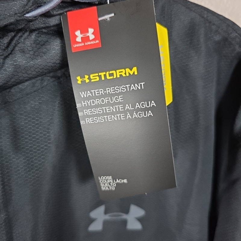Under Armour XSTORM Quarterzip Pullover 2XL Water Resistant Hooded Rain Coat NWT gallery