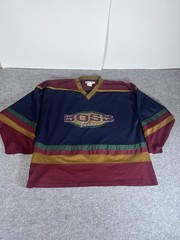 1990’s BOSS Jeans hip-hop jersey Hockey Size Large Vintage #32 XXL
