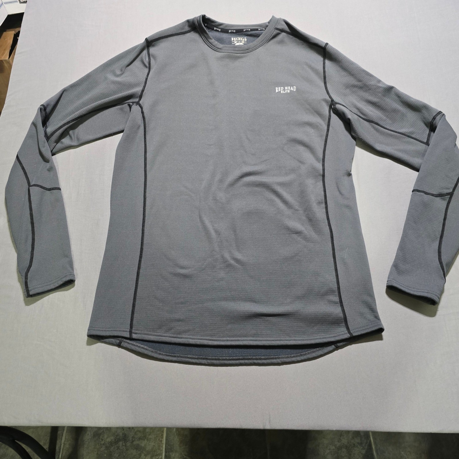 Red Head Elite Mens XLT Long Sleeve Thermal Base Layer Top Gray gallery