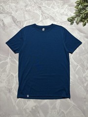Alpin Loacker Merino Wool Thermal Baselayer T-Shirt Outdoor Hiking Blue Mens XL