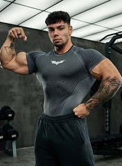 YoungLA Batman Dark Knight Trilogy Compression Dark Grey size XL