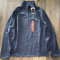 Jack Nicklaus Men’s 1/4 Zip Fleece Mock Neck Pullover Blue S Golf