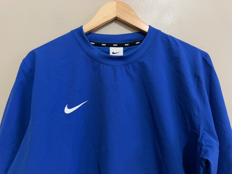 Nike Baseball Dri-FIT Lightweight Player Pullover Blue Men's M FD4291-449 NEW gallery