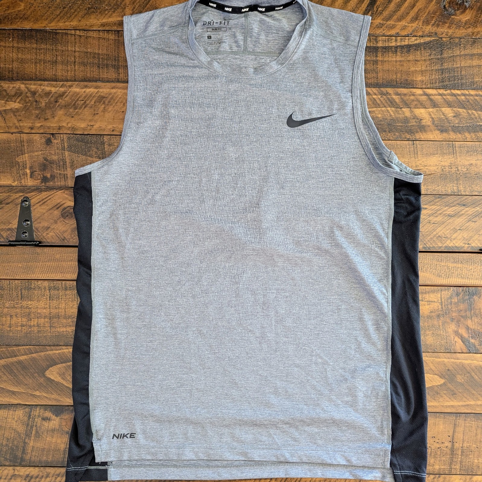 Nike Dri-Fit Men's Performance Slim Fit Sleeveless Muscle Tank-Top Size Large gallery