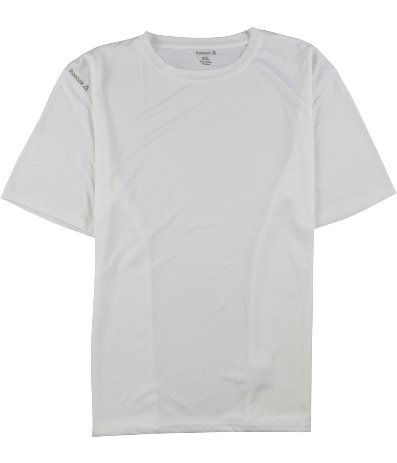 Reebok Mens Volt Performance Basic T-Shirt, white, L gallery
