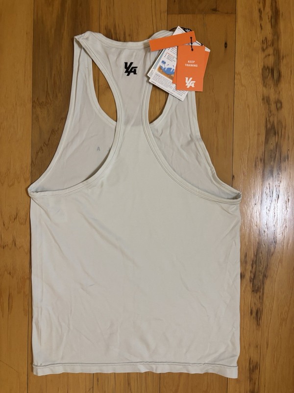 YoungLA Flex Fit Stringer Compression Tank Off White Size Small gallery