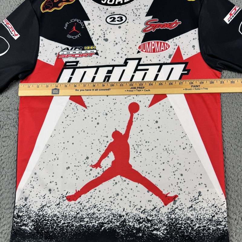 Nike Air Jordan Shirt Mens Small Essentials Motorsport GFX IB8813-011 Jumpma gallery
