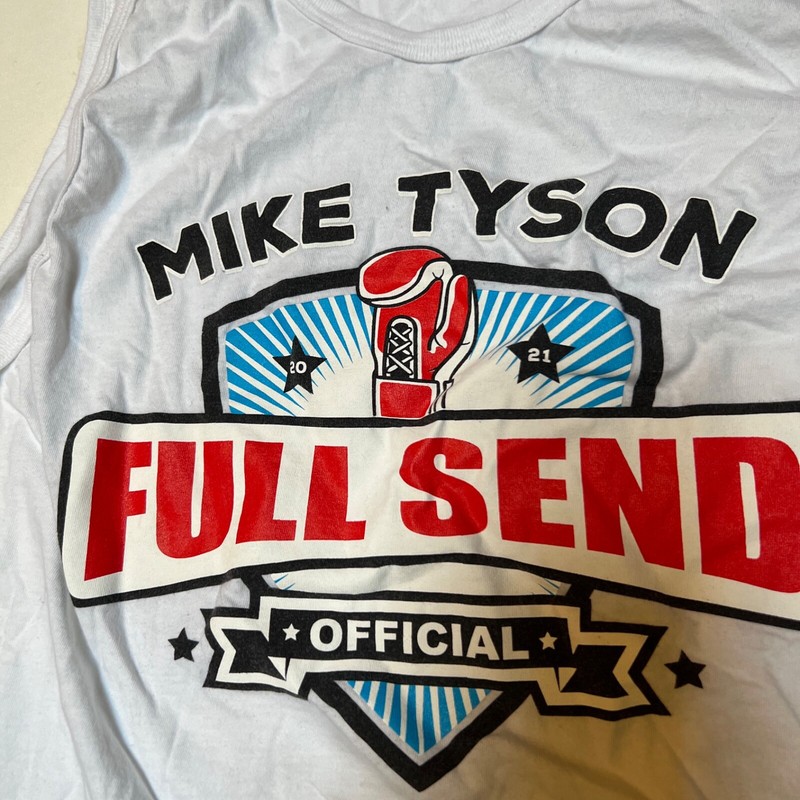 Full Send Mike Tyson Tank Top Large 2021 Official gallery