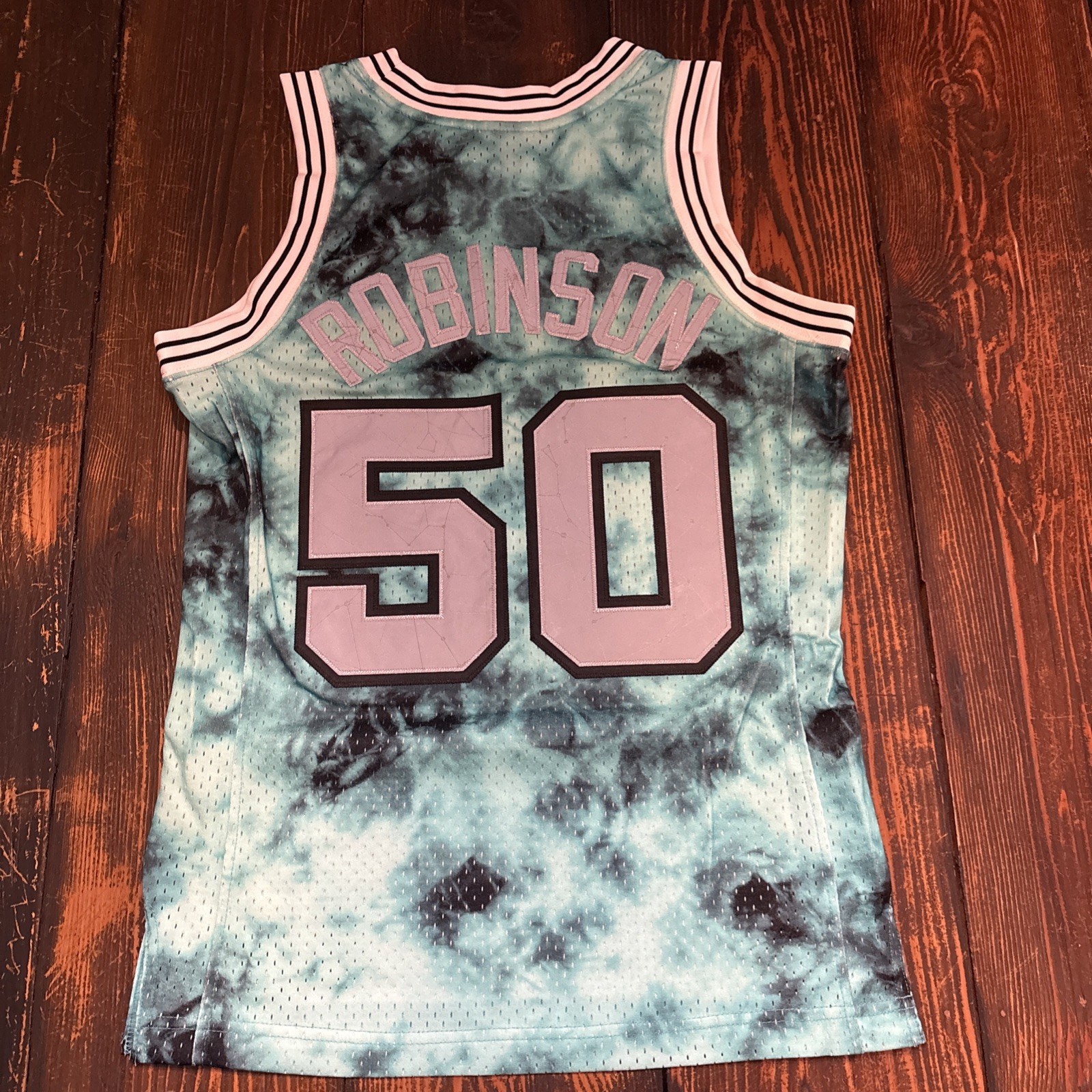 San Antonio Spurs Jersey Mitchell & Ness SwIngman Galaxy 98-99 Robinson Small gallery