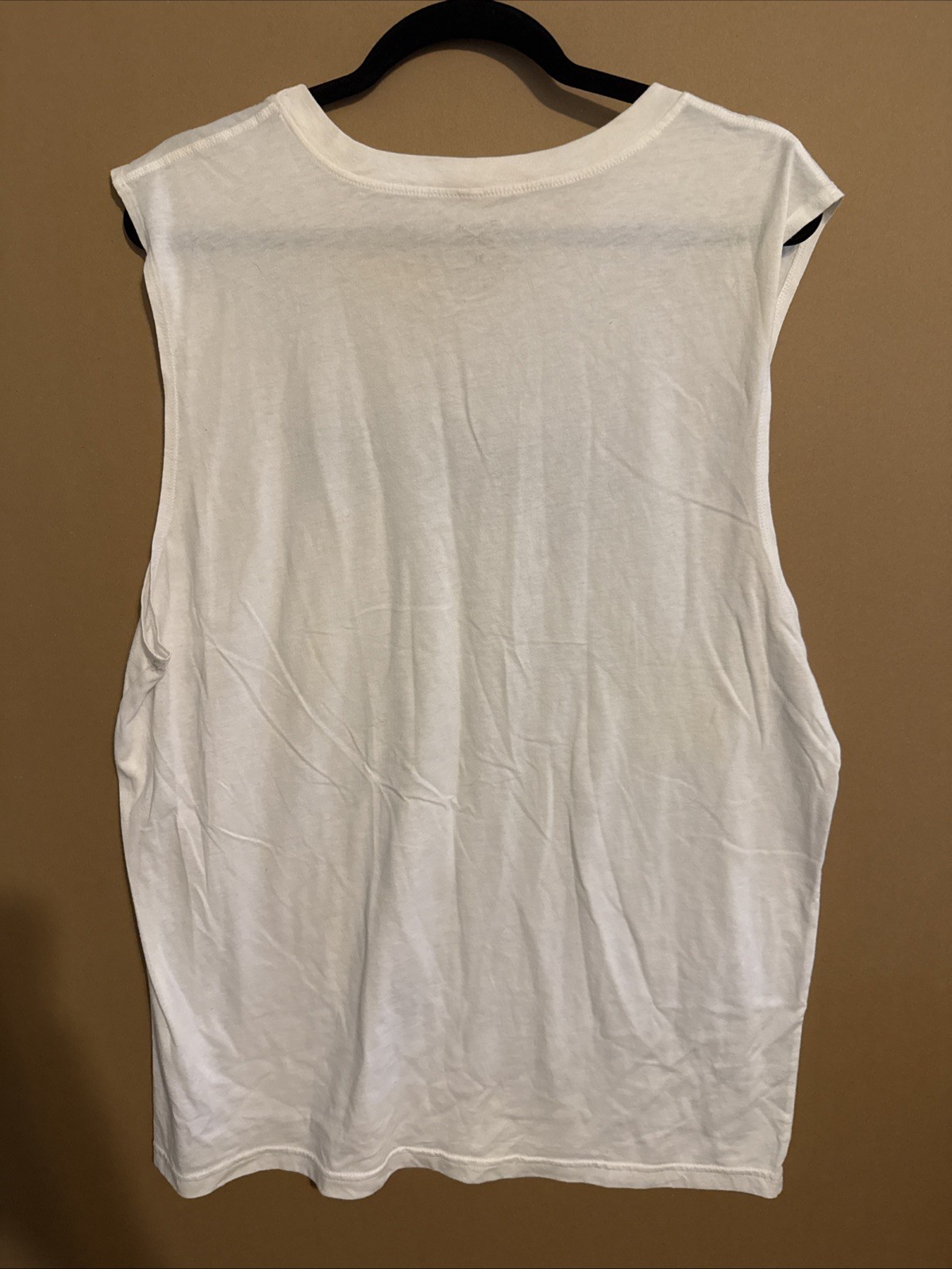 Men’s Reebok Cut Off Sleeves Athletic Shirt Size XL White gallery