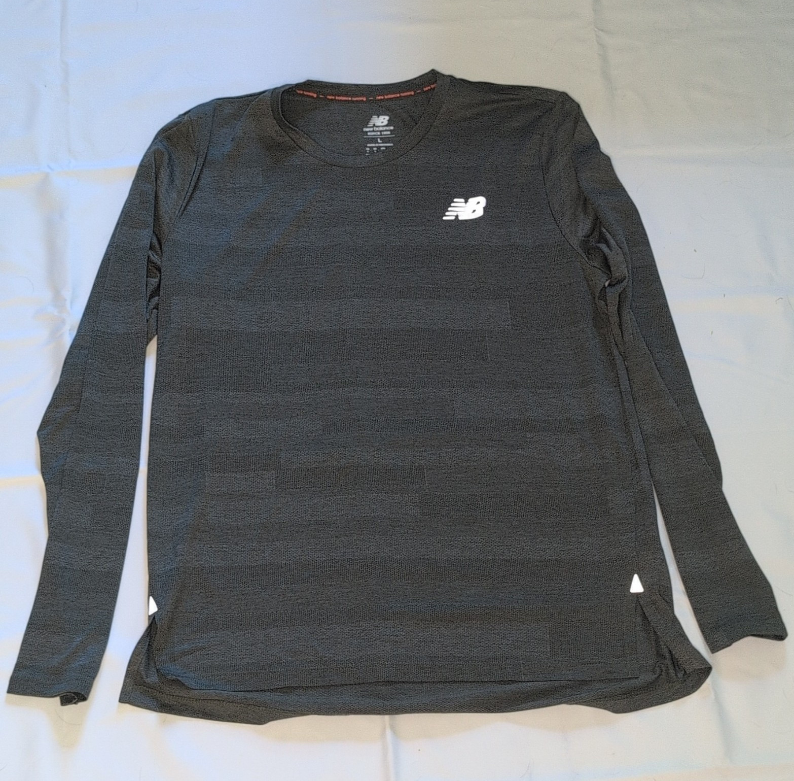 New Balance Running Men's Lightweight Long Sleeve Crew Neck Size L Athletic Gear gallery
