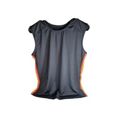Tomboyx Black Compression Tank Top XL Pride Rainbow Stripe Accents