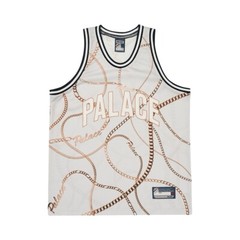 Palace CHAIN BASKETBALL VEST CLOUDY Mesh Jersey Size XL Logo Graphic Print Top