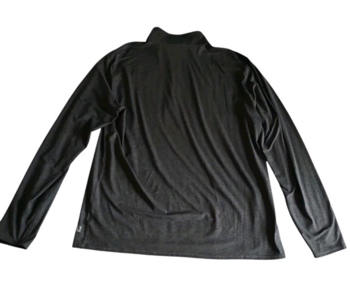 Vuori Ease Performance Pullover Half Zip Lightweight Mens XL Grey Baselayer gallery