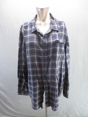 Columbia Size XXL Mens Multicolor Plaid 100% Cotton Outdoor Button Up Shirt 040