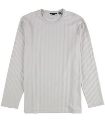 Perry Ellis Mens Regular Fit Ribbed Basic T-Shirt, ltpasgry, XL