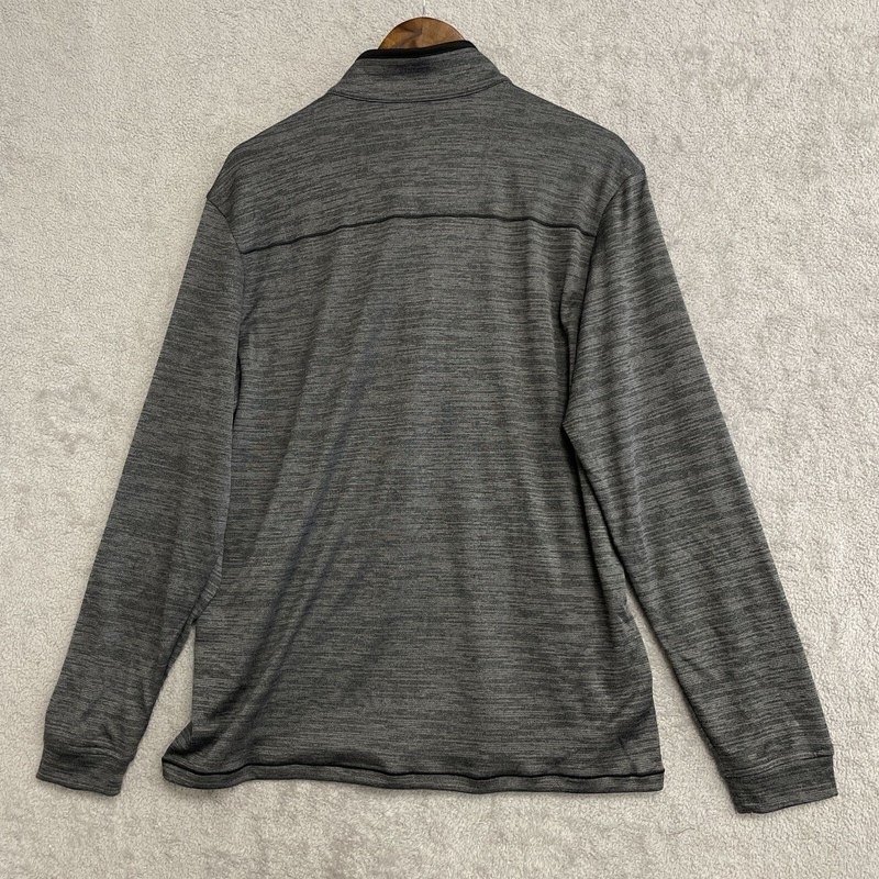 NEW Pebble Beach Men's M Performance Gray Quarter-Zip Pullover Sweatshirt gallery