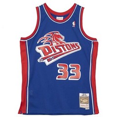 Mens Mitchell & Ness NBA RELOAD SWINGMAN JERSEY – DETROIT PISTONS ’98 GRANT HILL