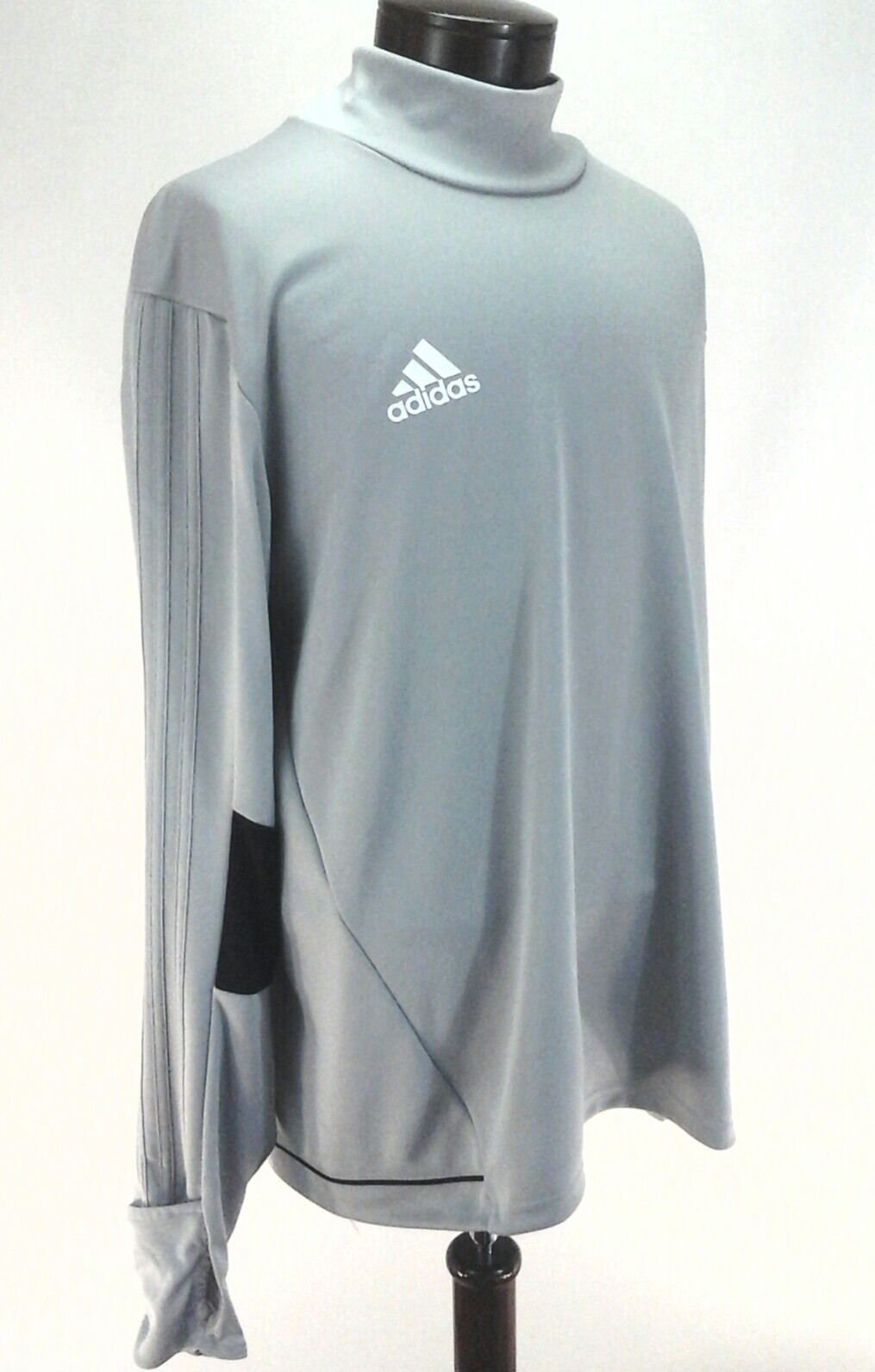 ADIDAS Tiro 17 Training Jersey Gray White Black Climacool Top BQ2741 Men XL New gallery
