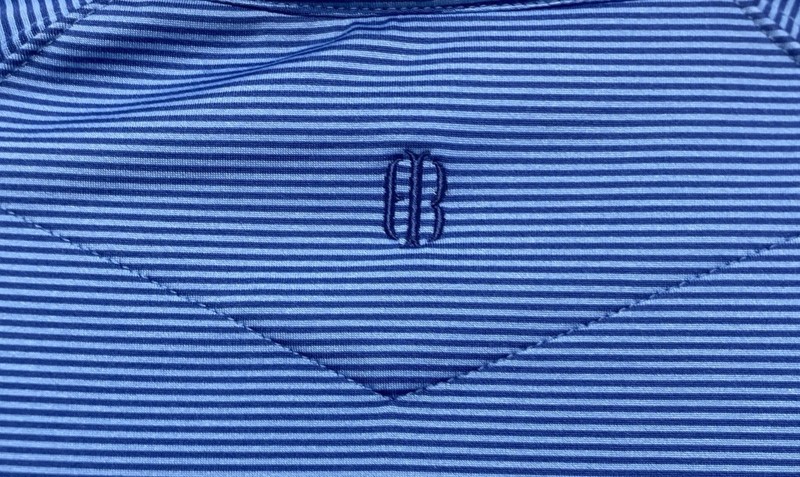 Holderness Bourne 1/4 Zip Pullover Mens XXL Performance Tidal Stripe The Reid gallery