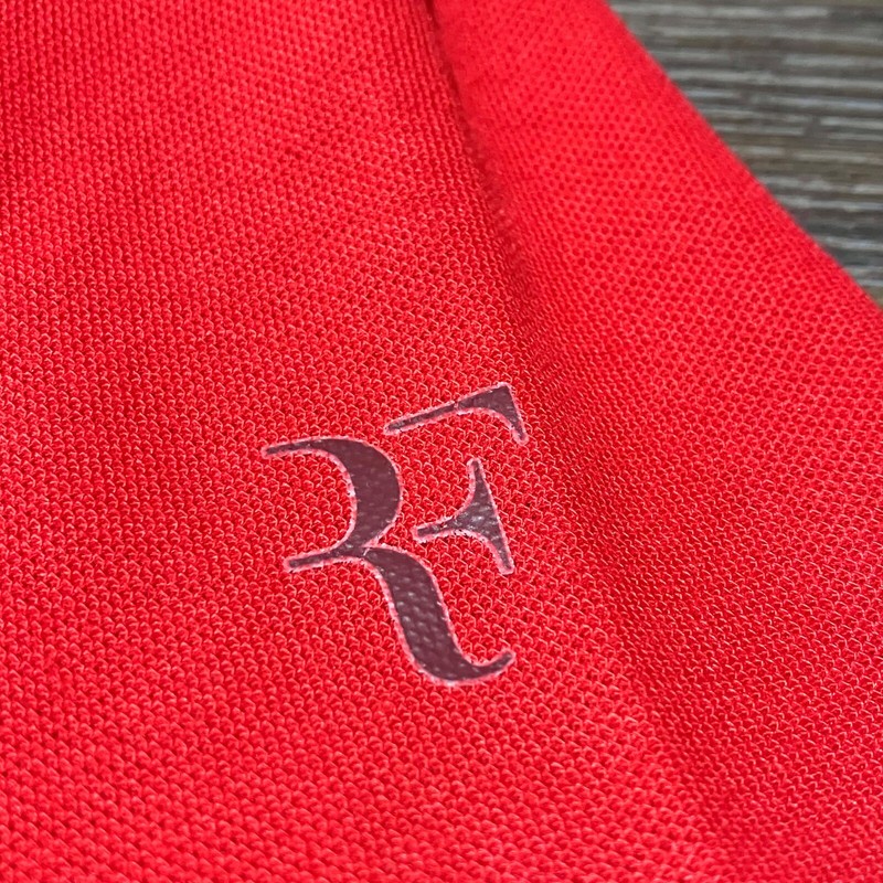 ROGER FEDERER RF 2014 Shanghai Basel ATP Finals Nike Tennis Polo Shirt size L gallery