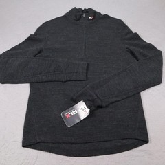 VTG RLX Ralph Lauren Wool 1/4 Zip Pullover Sweater Mens S Gray Golf Knit Padded