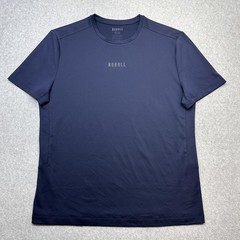 NOBULL Shirt Mens Large Blue Graphic Short Sleeve Performance Tee Athletic