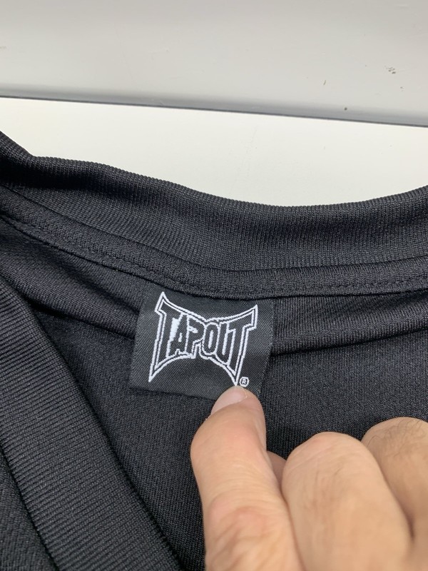 Y2K Tapout Jersey Tank Top Mens X-Large Black MMA Fighting Back gallery
