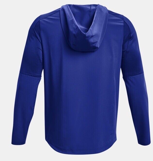 NWT Men's XL UA Hooded Cage Jacket Blue 1374376 Baseball Under Armour BSBL gallery