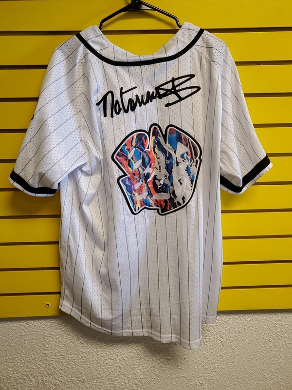 Headgear Classics “The Notorious BIG Bad Boy” Biggie Baseball Jersey- Sz Large gallery