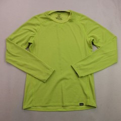 Patagonia Men’s M Capilene 2 Lightweight Long Sleeve Activewear Top Lime Green