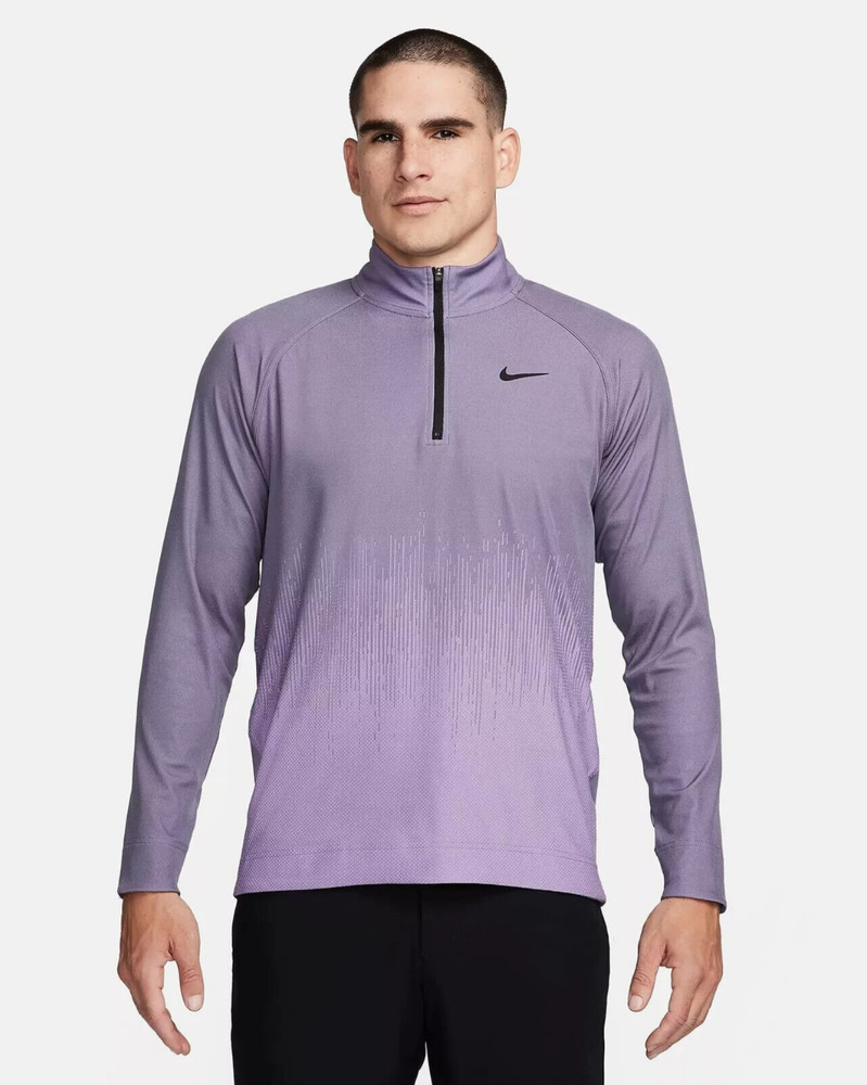 Nike Golf 1/4 Zip Pullover Mens XL Tour Dri-Fit ADV Daybreak Purple FD5833-509
