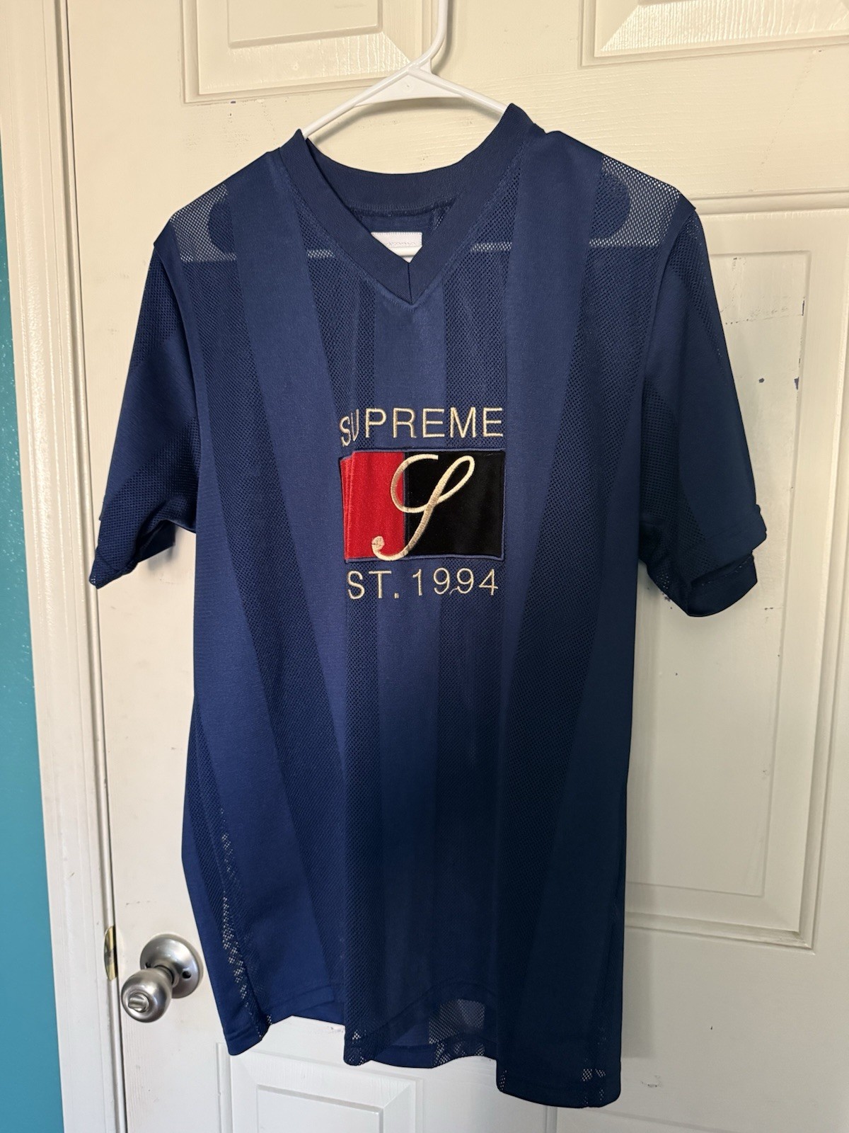 Supreme Mesh Velvet Jersey Size M gallery