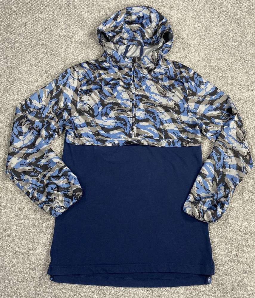 Under Armour Mens 1/2 Zip Hooded Pullover Long Sleeve Size Small