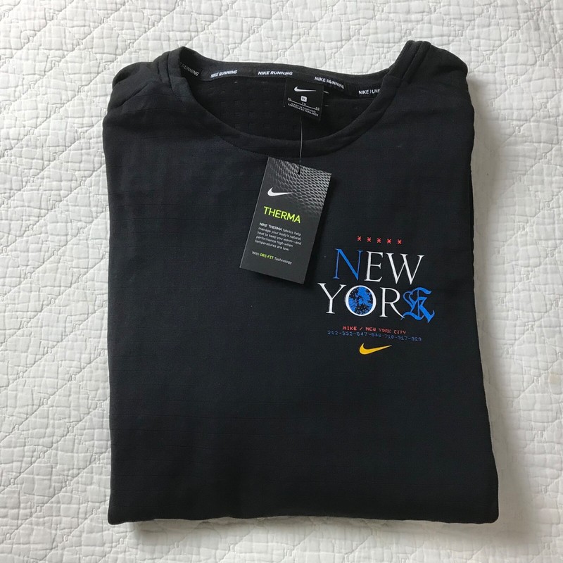 Nike Therma Sphere Running Shirt Men’s Element 3.0 NYC Top SZ XL CQ7820-010 NWT gallery