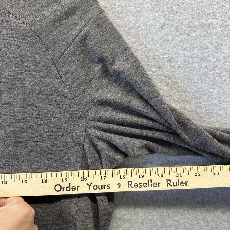 Lululemon Pullover Surge Warm Half Zip Up Mens S Heathered Graphite Gray Black gallery