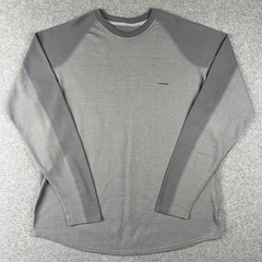 Patagonia Capilene 3 Shirt Baselayer Long Sleeve XL Mens Grey Hiking UPF