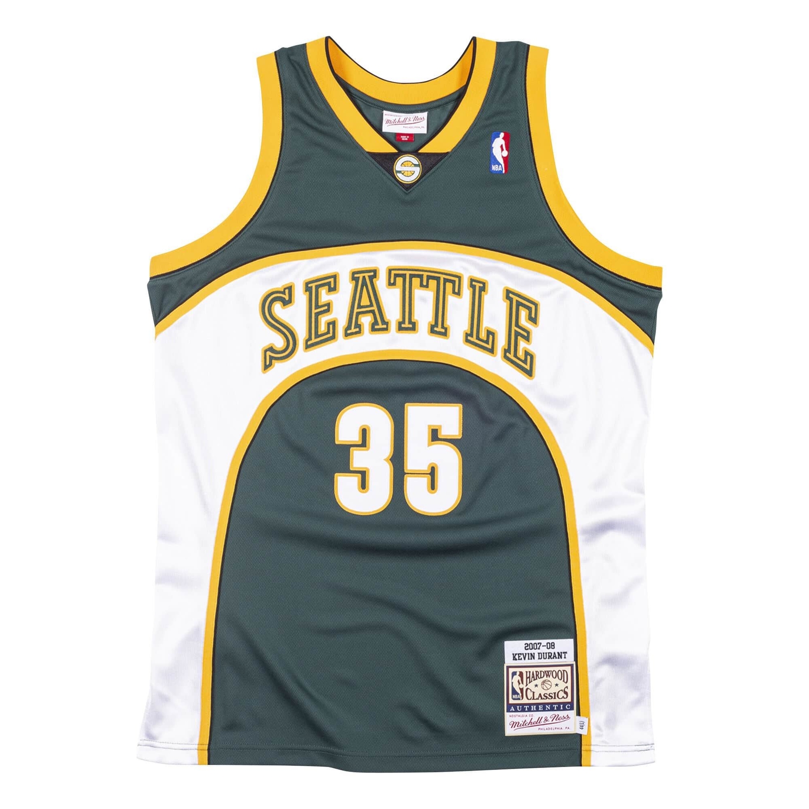 MITCHELL & NESS NBA AUTHENTIC ROAD JERSEY SEATTLE SUPERSONICS 07 KEVIN DURANT gallery