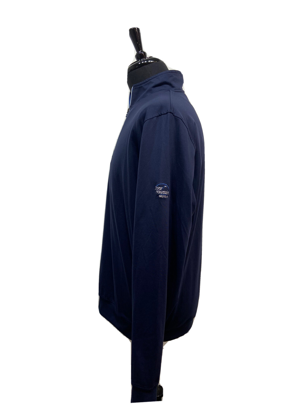 FootJoy Men's Pullover 1/4 Zip Large Performance Nylon Stone Mountain GC Shirt gallery