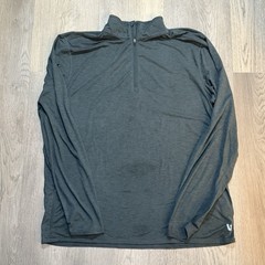 Vuori Ease Performance Half Zip 2.0 Pullover Mens XL Charcoal Heather V221