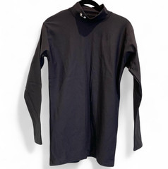 Under Armour Men’s Large Black ColdGear Mock Neck Compression Base Layer Shirt