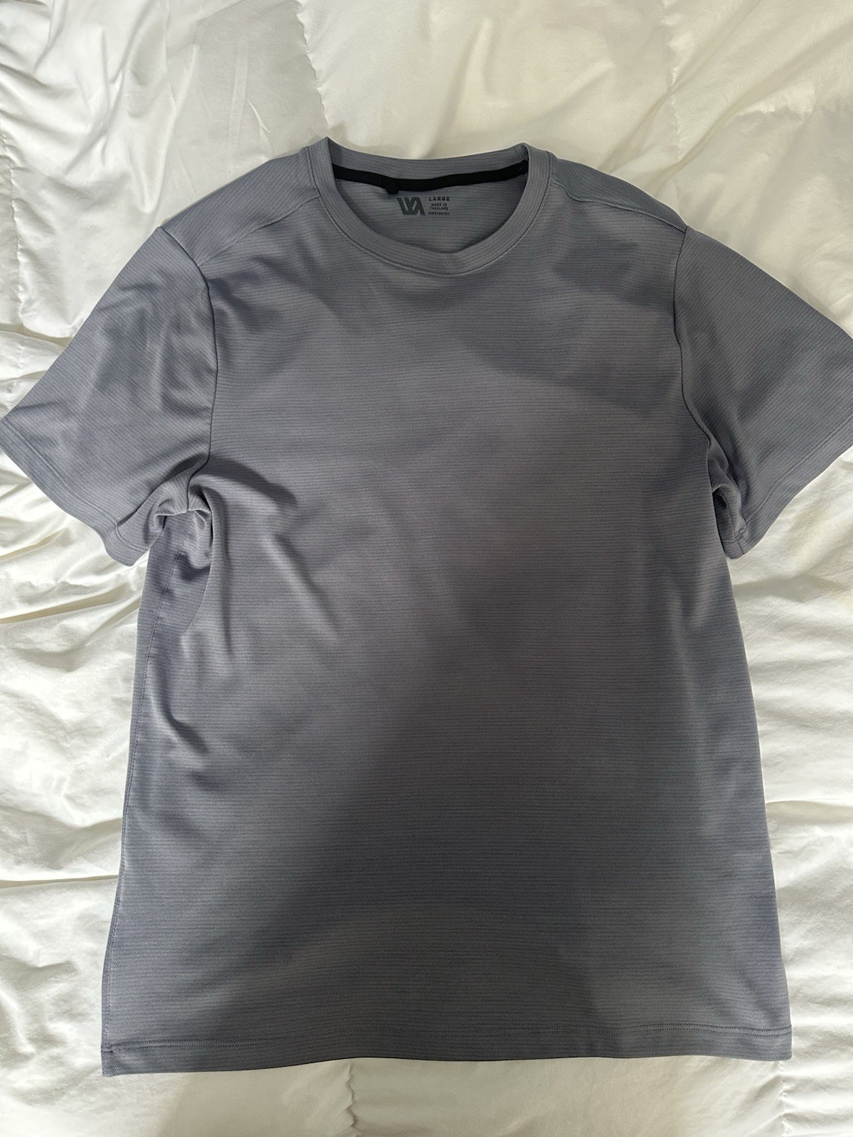 Men’s Short Sleeve Training Tee - Heathered Grey - Size Large gallery