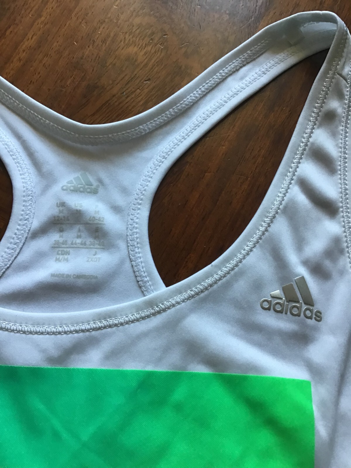 Adidas Tank Top Running Beach Running Jersey Gym Yoga Size M 44-46 gallery