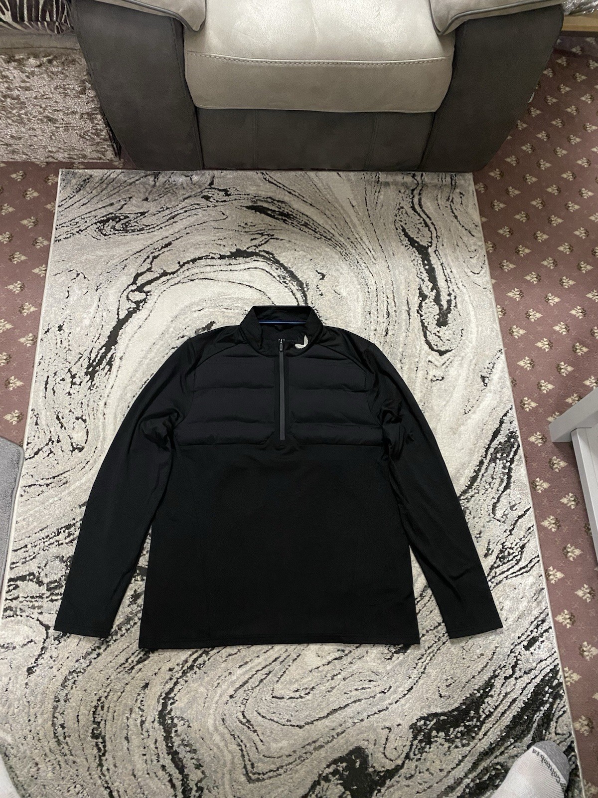 Castore Golf LVS Hybrid 1/2 Zip Long Sleeve Top Black Alloy BNWT Size XL Men’s gallery