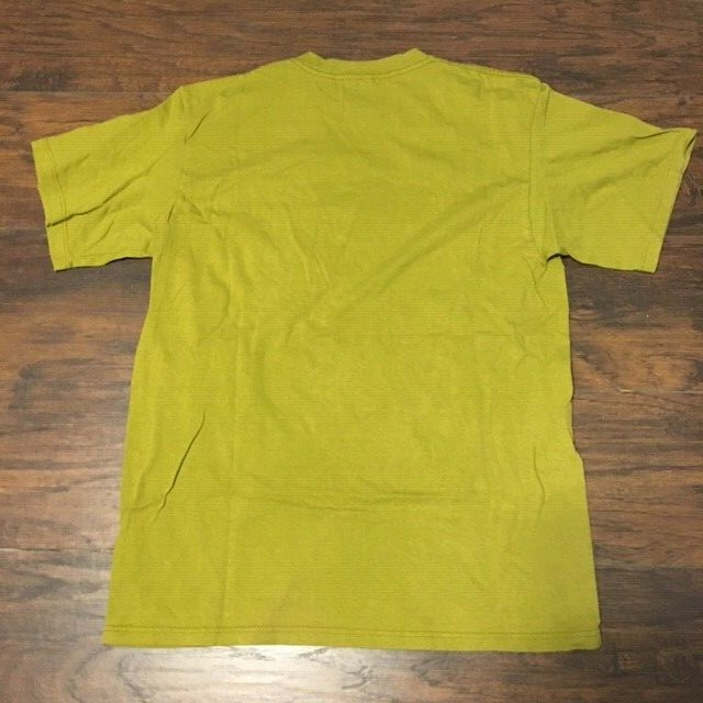 Nike Athletics Swoosh Vintage White Tag Yellow/Green Short Sleeve shirt Medium gallery