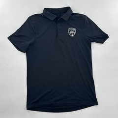 Lululemon Florida Panthers Polo Metal Tech Bluish Gray Size Small Breathable