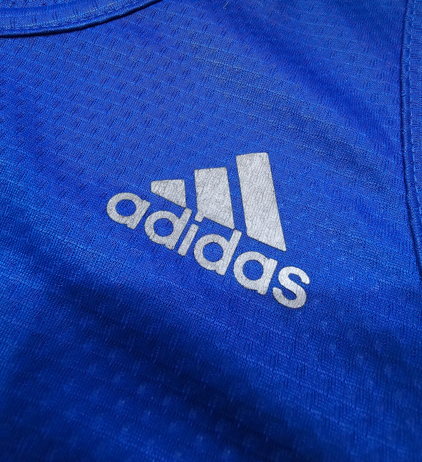 Adidas Response Sleeveless Tank Top Men's Blue Activewear Top Size XL Round Neck gallery