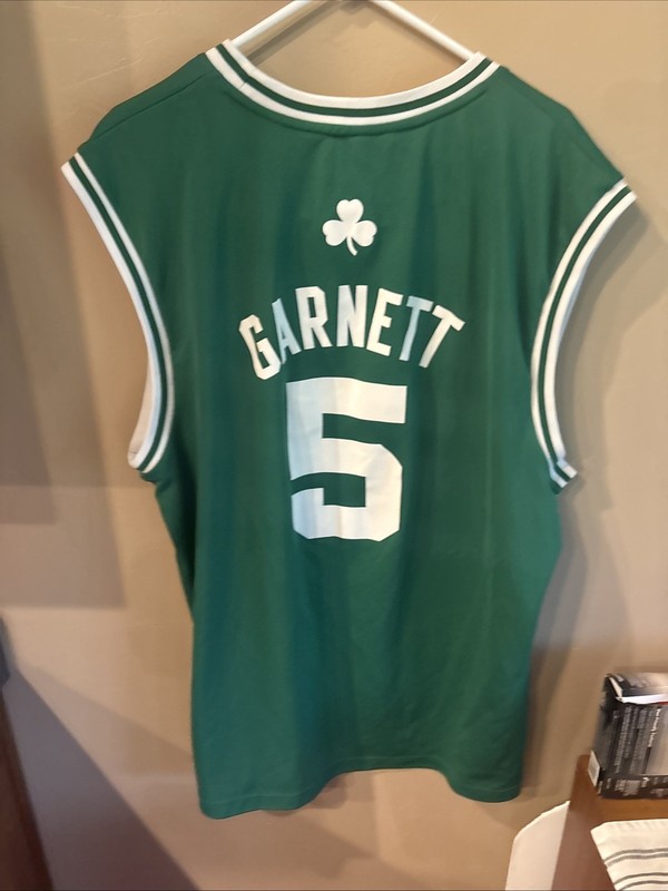 Adidas Kevin Garnett Boston Celtics #5 NBA Basketball Jersey Mens XL Green gallery