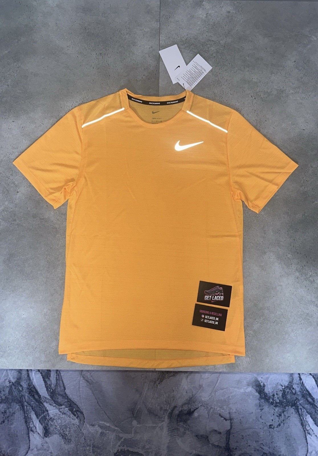 Nike Miler 1.0 T-Shirt | Orange | Small | Brand New With Tags ✅ gallery